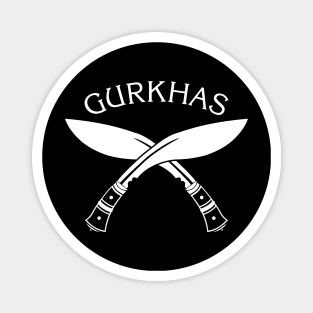 Mod.6 Gurkhas Nepali soldiers Magnet